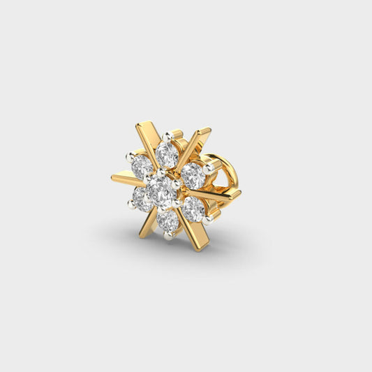 Brilliant Celtic Diamond Nosepin