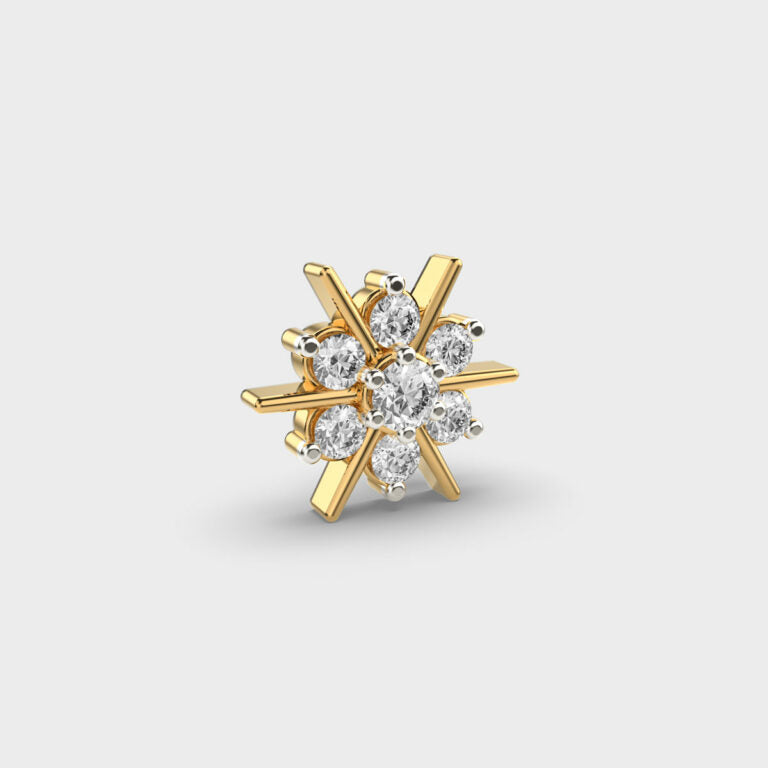 Brilliant Celtic Diamond Nosepin