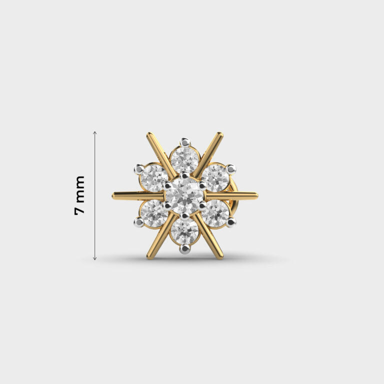 Brilliant Celtic Diamond Nosepin