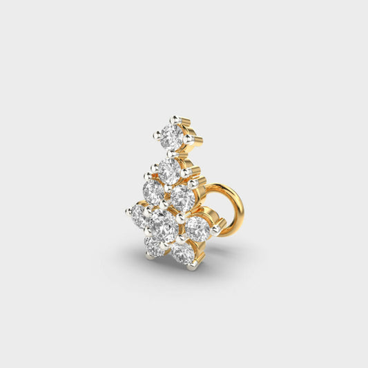 Shimmering Beauty Diamond Nosepin