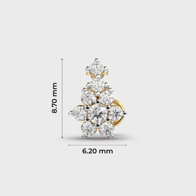 Shimmering Beauty Diamond Nosepin