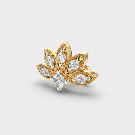 Peacock’s Vanity Diamond Nosepin
