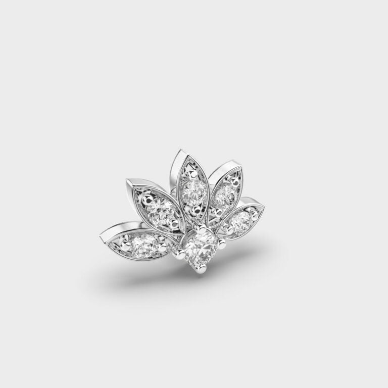 Peacock’s Vanity Diamond Nosepin