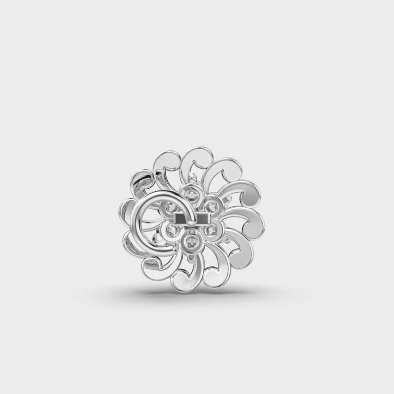 Swirling Disc Diamond Nosepin