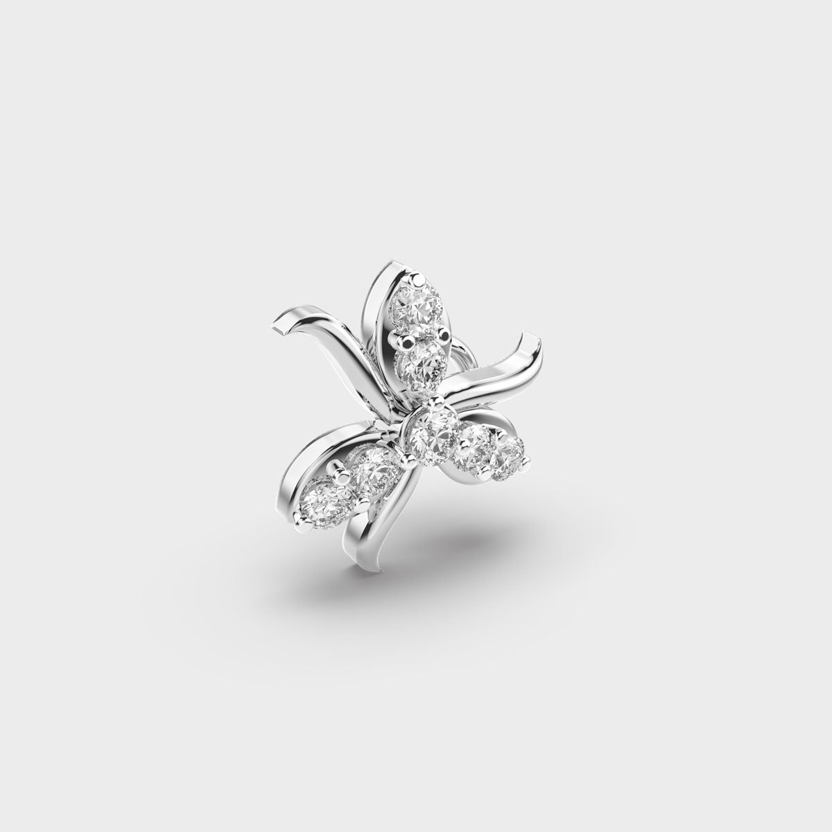 Dancing Trio Diamond Nosepin