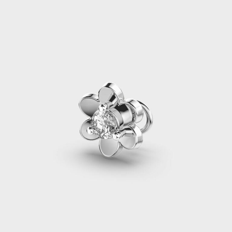 Dainty Blossom Diamond Nosepin