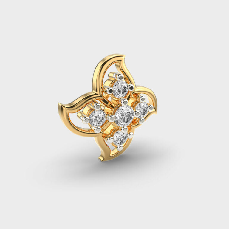 Blooming Appeal Diamond Nosepin