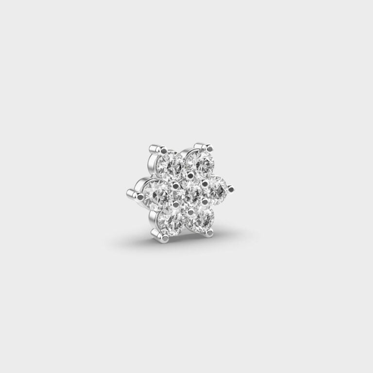 Splendid Floret Diamond Nosepin