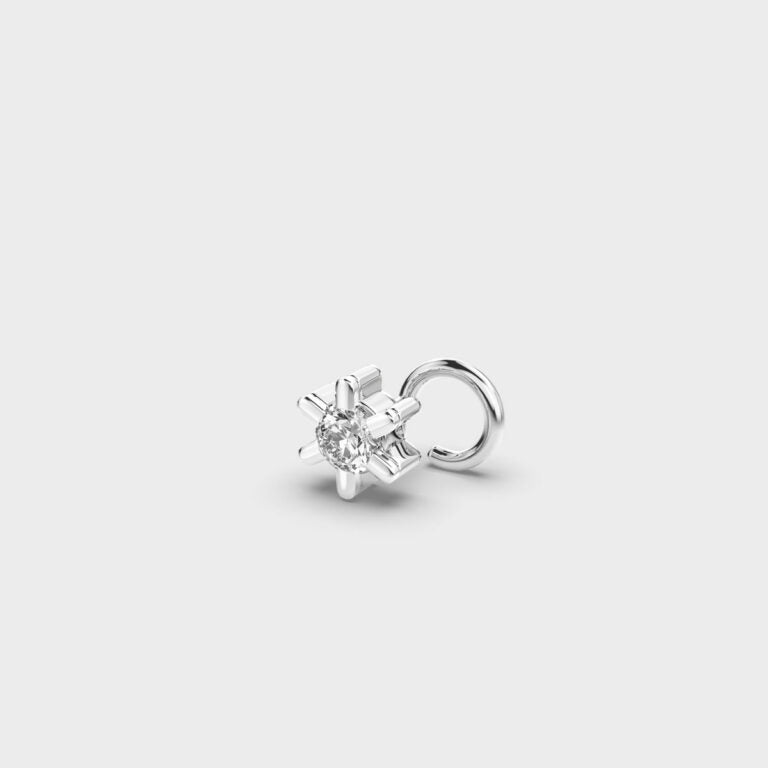 Simplistic Love Diamond Nosepin