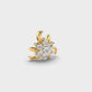 Flaring Posy Diamond Nosepin