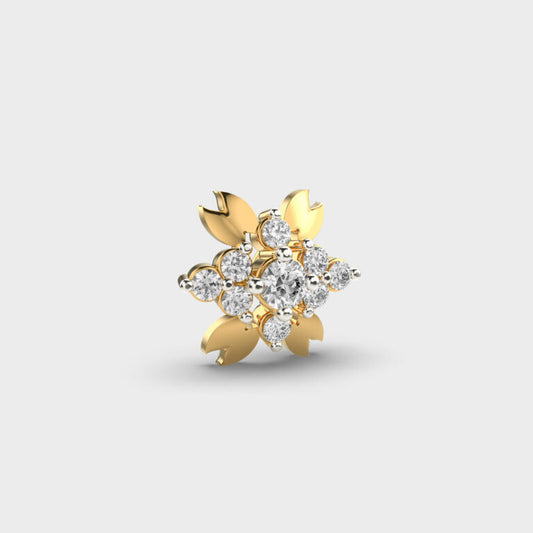 Leafy Magic Diamond Nosepin