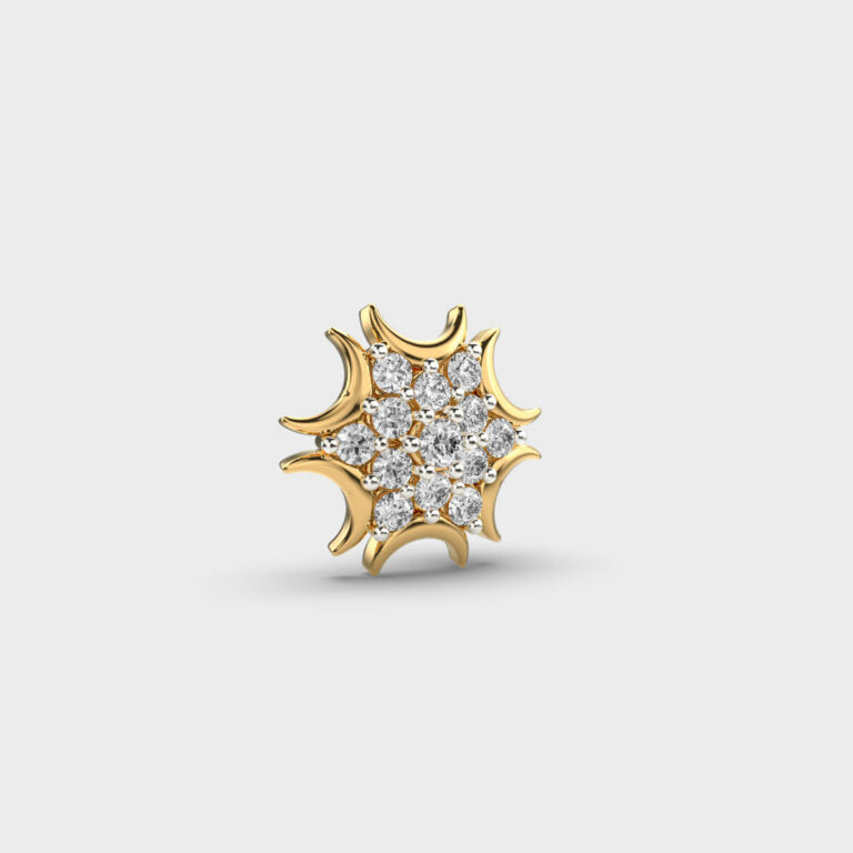 Rippling Echo Diamond Nosepin