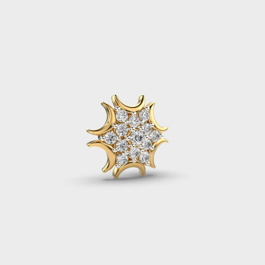 Rippling Echo Diamond Nosepin