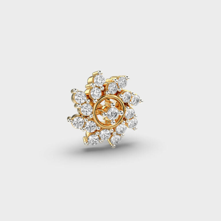 Blossom Twister Diamond Nosepin