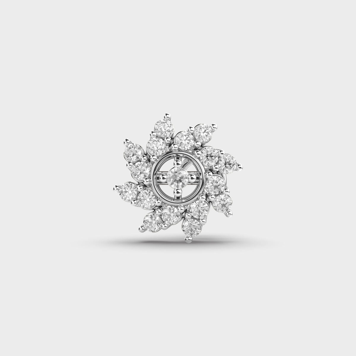 Blossom Twister Diamond Nosepin