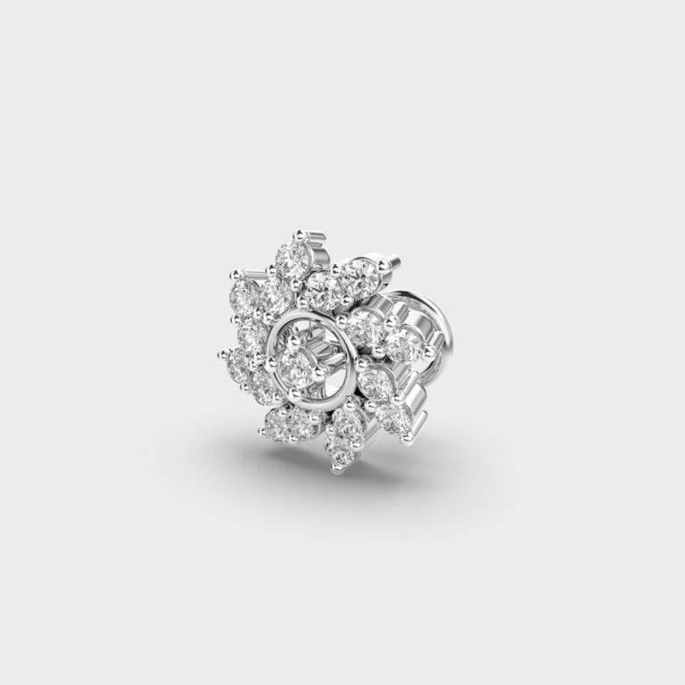 Blossom Twister Diamond Nosepin