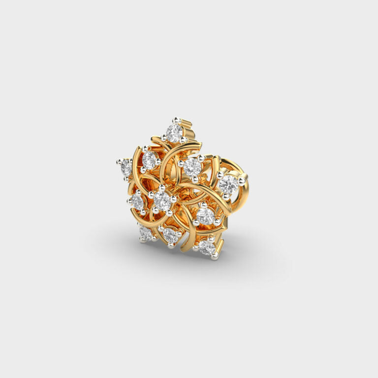 Celestial Weave Diamond Nosepin