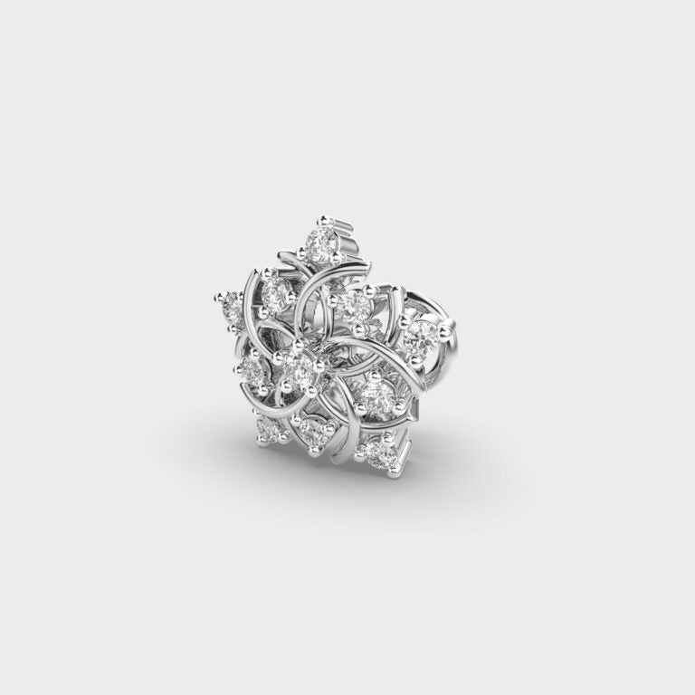 Celestial Weave Diamond Nosepin
