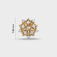 Balanced Star Diamond Nosepin