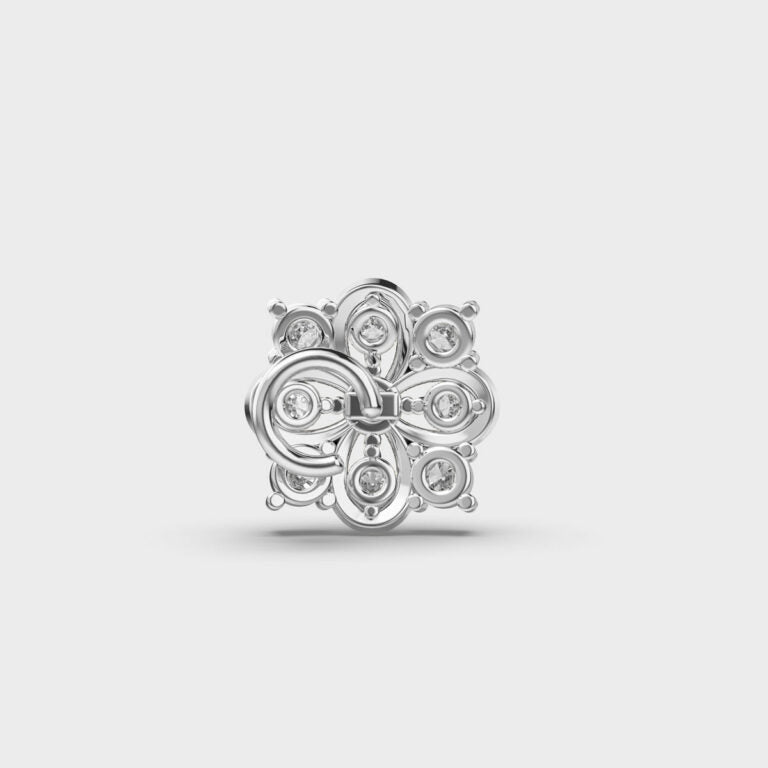 Kaleidoscope Whirl Diamond Nosepin
