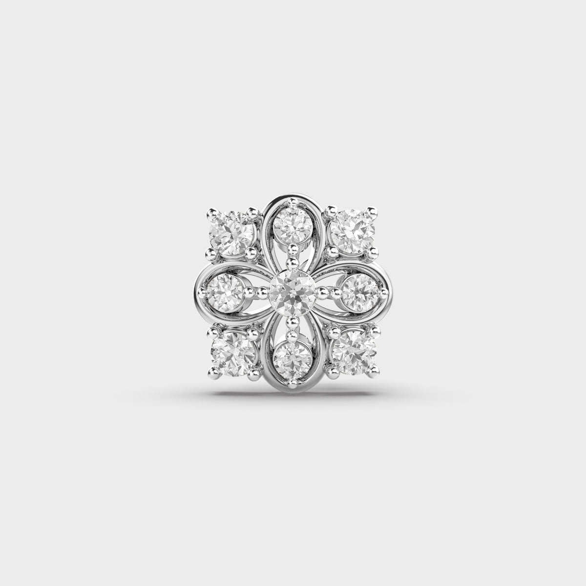 Kaleidoscope Whirl Diamond Nosepin