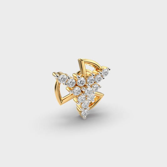 Glamorous Aztec Diamond Nosepin