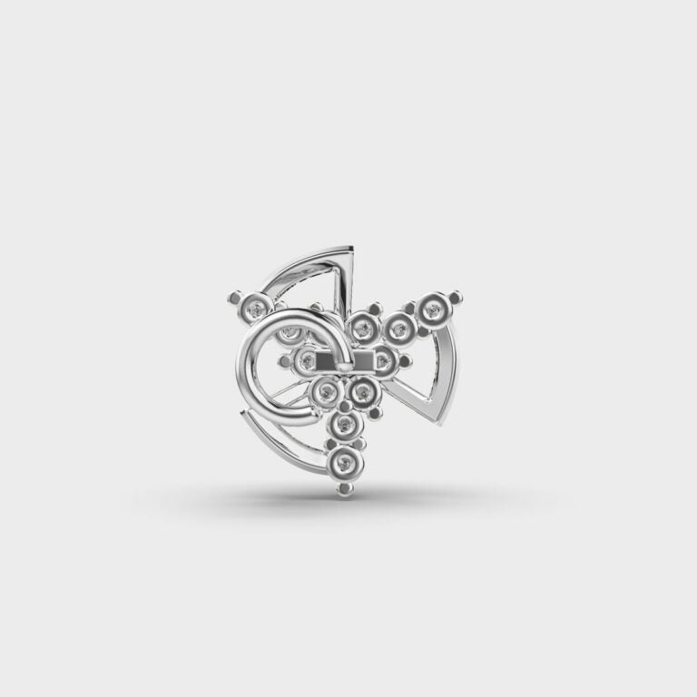 Glamorous Aztec Diamond Nosepin