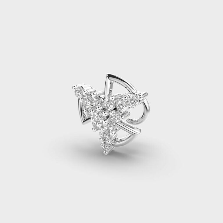 Glamorous Aztec Diamond Nosepin