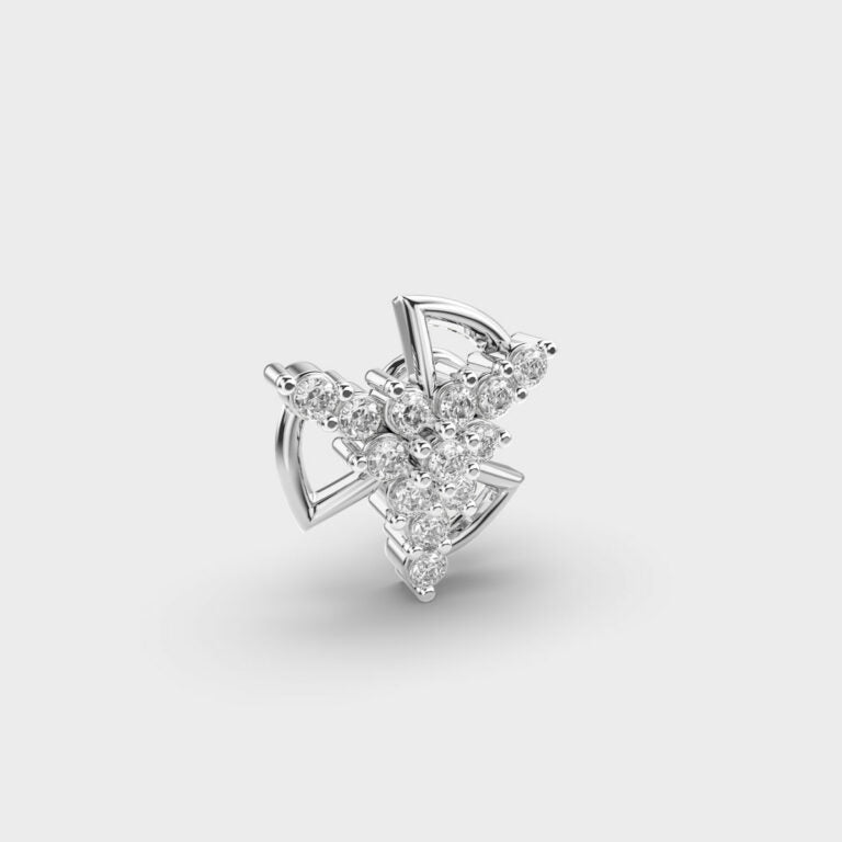 Glamorous Aztec Diamond Nosepin