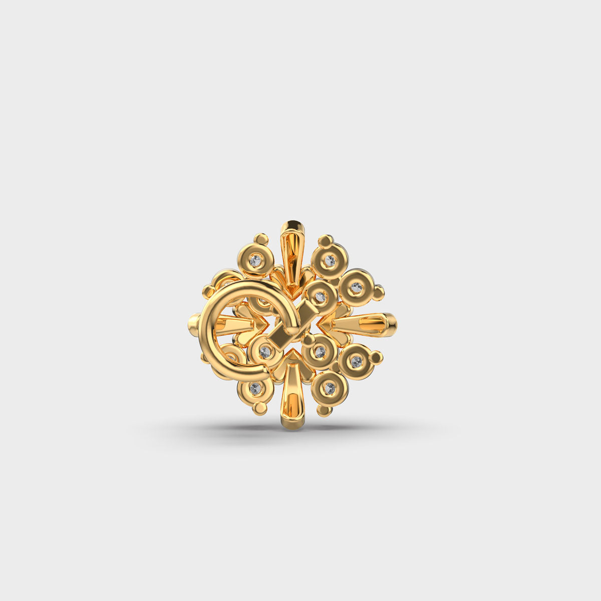 Mystical Petals Diamond Nosepin
