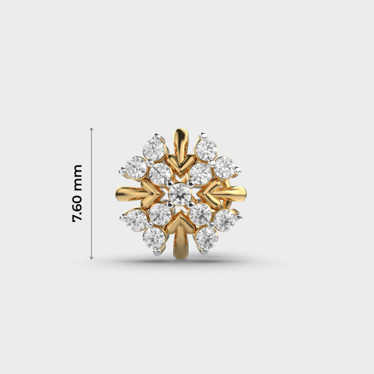 Mystical Petals Diamond Nosepin