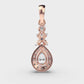 Alluring Diamond Drop Pendant (Without Chain)