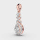 Alluring Diamond Drop Pendant (Without Chain)