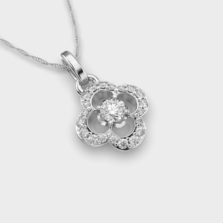 Chic Diamond Pendant (Without Chain)