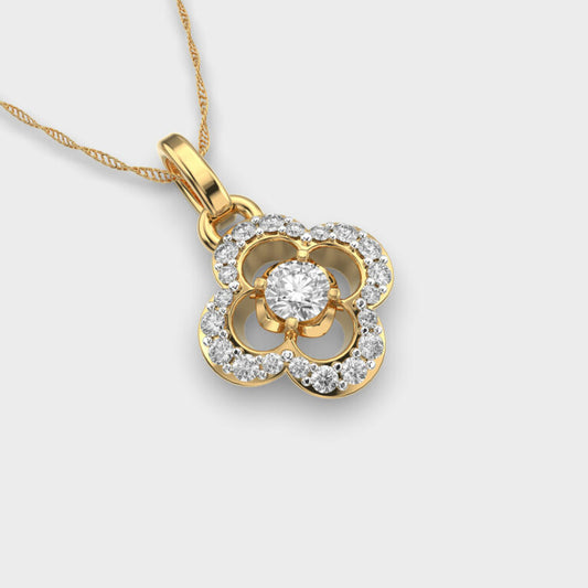 Chic Diamond Pendant (Without Chain)