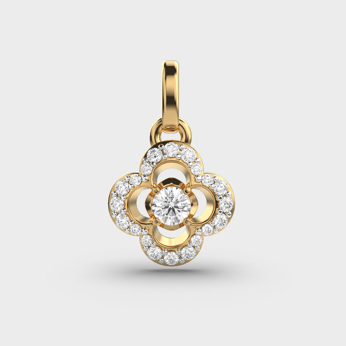 Chic Diamond Pendant (Without Chain)
