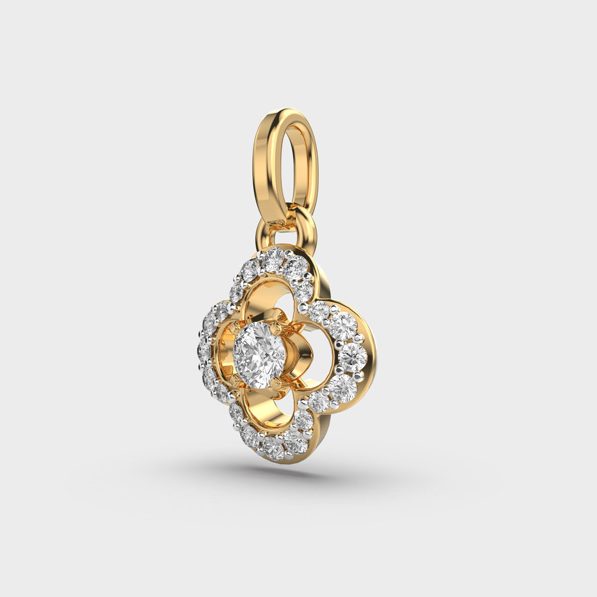 Chic Diamond Pendant (Without Chain)