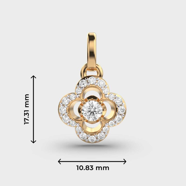 Chic Diamond Pendant (Without Chain)
