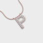 Powerpacked ‘P’ Diamond Pendant (With Chain)