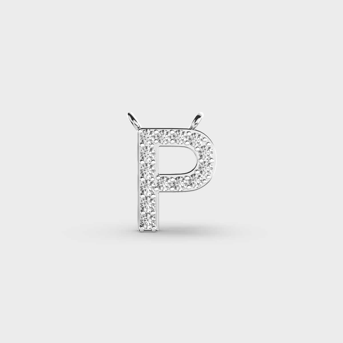 Powerpacked ‘P’ Diamond Pendant (With Chain)