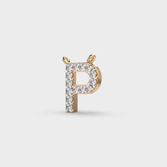 Powerpacked ‘P’ Diamond Pendant (With Chain)