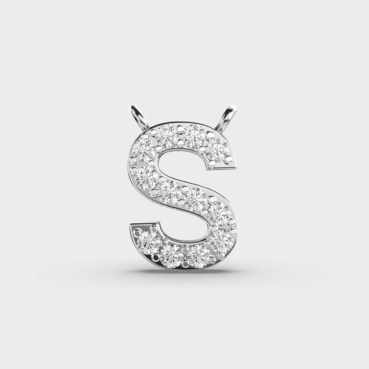 Soulful ‘S’ Diamond Pendant (With Chain)