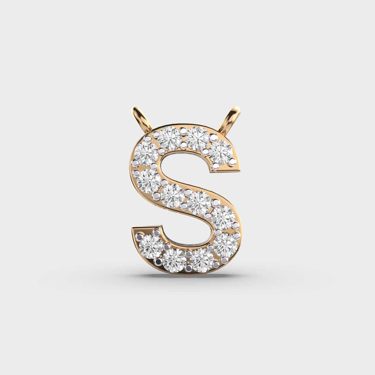 Soulful ‘S’ Diamond Pendant (With Chain)