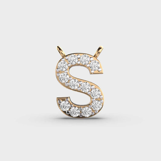 Soulful ‘S’ Diamond Pendant (With Chain)