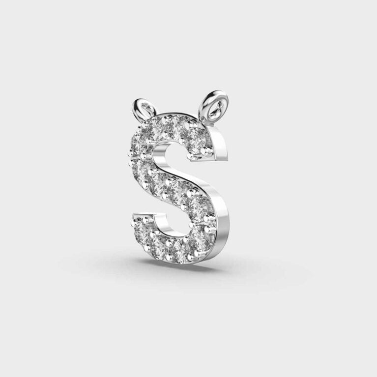 Soulful ‘S’ Diamond Pendant (With Chain)