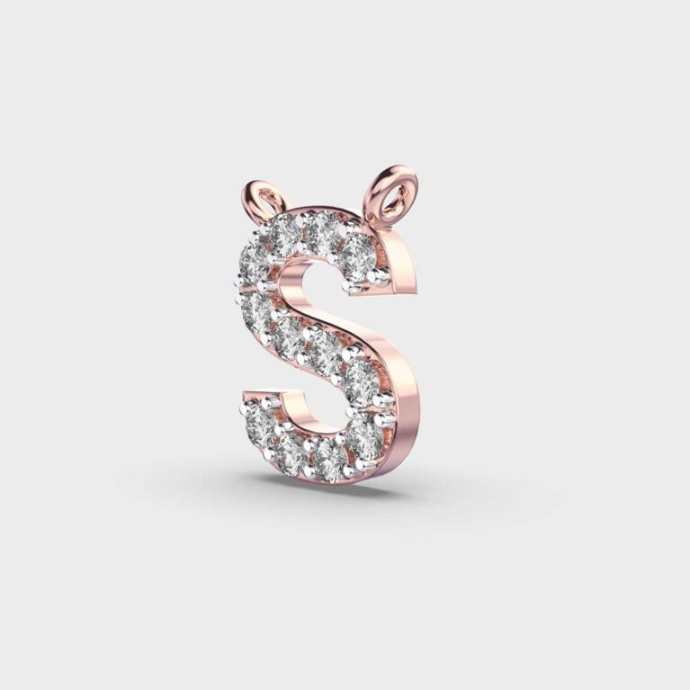 Soulful ‘S’ Diamond Pendant (With Chain)