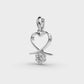 Magical Heart Diamond Pendant (Without Chain)