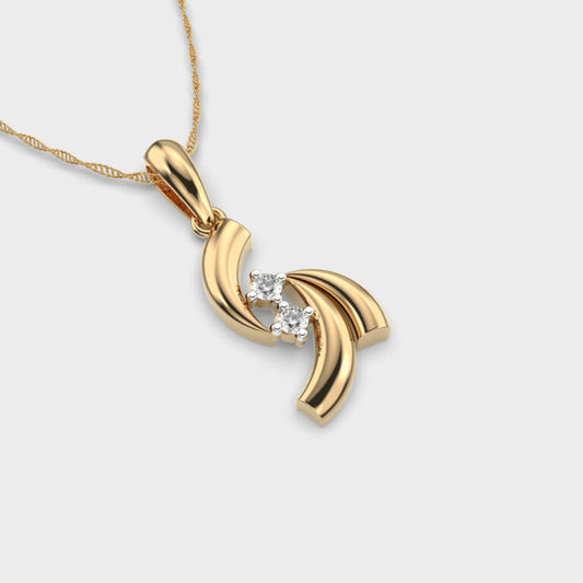 Fabulous Fringes Diamond Pendant (Without Chain)