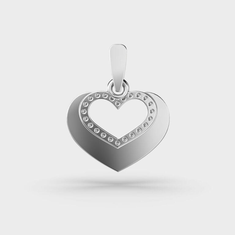 Ripples of Love Diamond Pendant (Without Chain)
