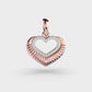 Ripples of Love Diamond Pendant (Without Chain)